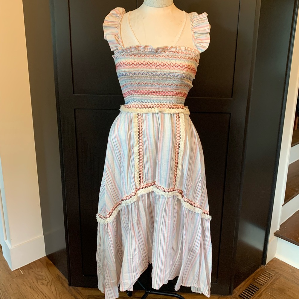 Alison Ruffle & Fringe Dress - Picture 2 of 12